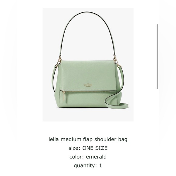 Leila medium flap shoulder bag - Picture 1 of 6